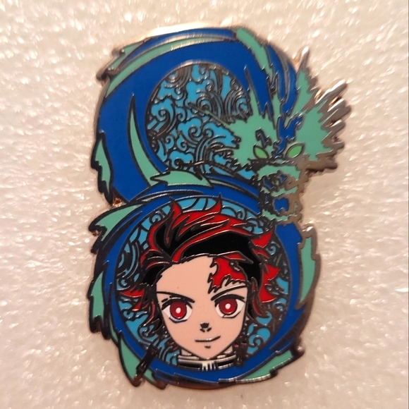 Demon Slayer Kimetsu No Yaiba Tanjiro water Breathing Anime Otaku Art pi… - Picture 1 of 1
